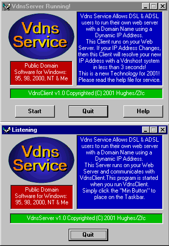 DSL_VdnsClientServer Screenshot